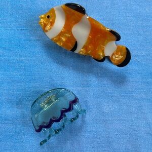 Hair clip Nemo and jellyfish